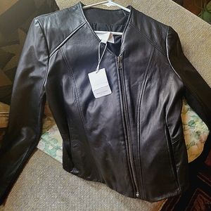 Women's soft leather jacket